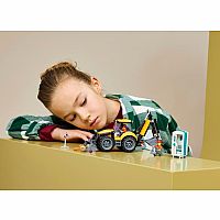 LEGO CITY YELLOW BACKHOE LOADER