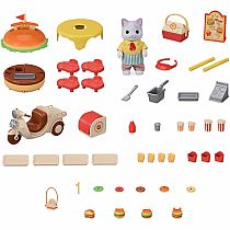 CC HAMBURGER STAND--CALICO CRITTERS