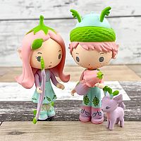 TINYLY DOLLS LILY & SYLVESTRE