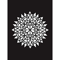 Easy Kaleidoscope Stained Glass Coloring Book