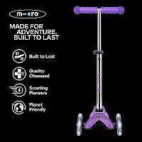 MINI SCOOTER LED GLITTER PURPLE