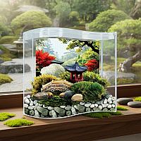 BONSAI MOSS & ROCK GARDEN TERRARIUM