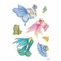 Glitter Fairy Sticker Paper Doll