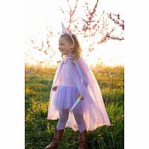 UNICORN SPARKLE CAPE W HEABAND 4/6
