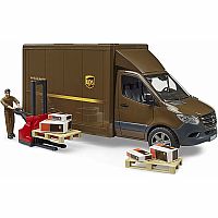 Bruder MB Sprinter UPS Truck with Driver and Accessories