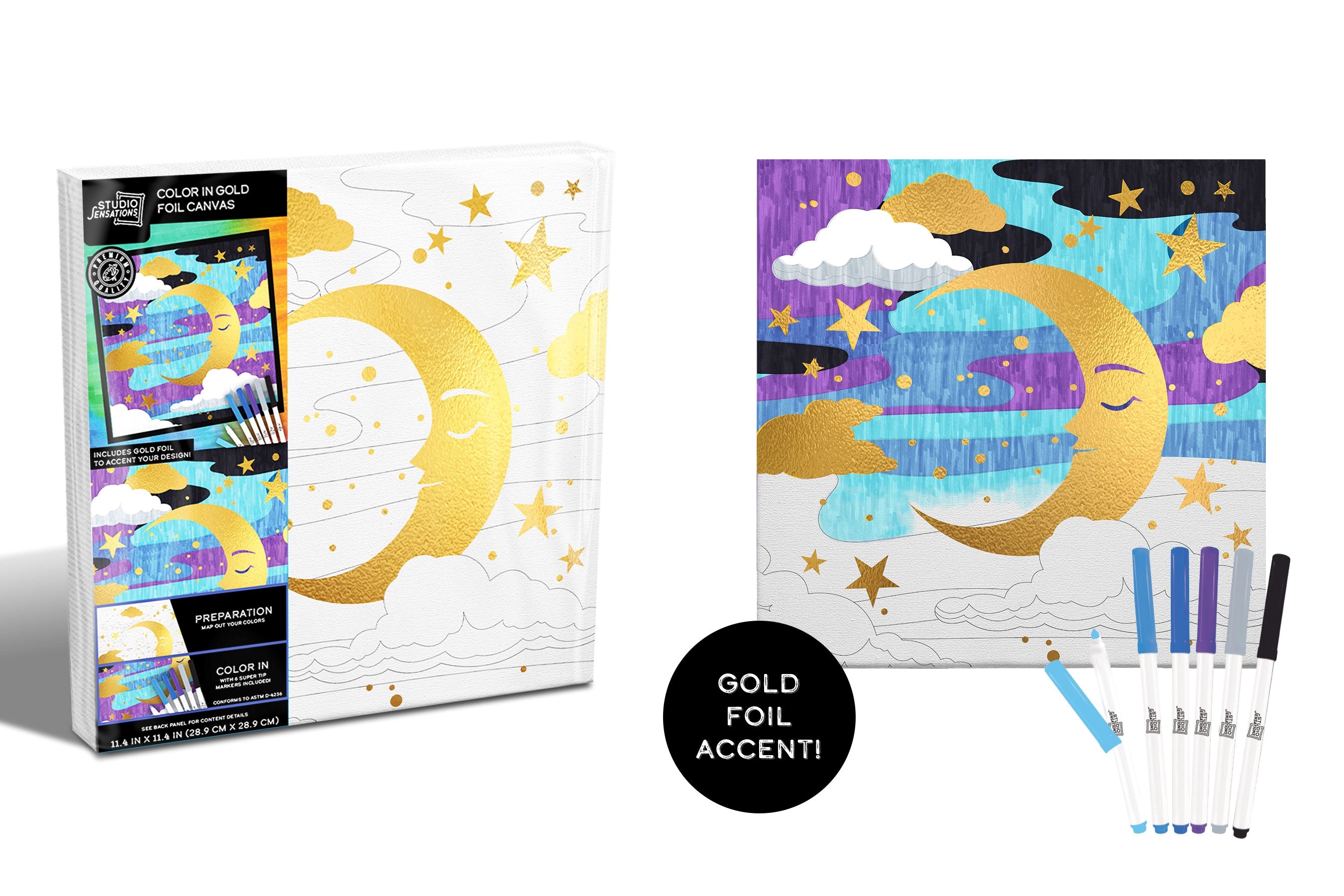 CELESTIAL GOLD FOIL COLORING