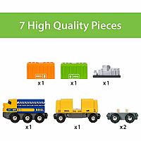 BRIO THREE WAGON CARGO TRAIN
