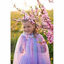UNICORN SPARKLE CAPE W HEABAND 4/6