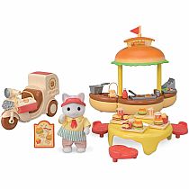 CC HAMBURGER STAND--CALICO CRITTERS