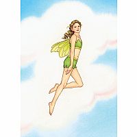 Glitter Fairy Sticker Paper Doll