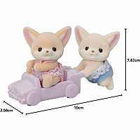 CC FENNEC FOX TWINS--CALICO CRITTERS