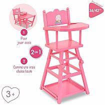 COROLLE HIGH CHAIR PINK