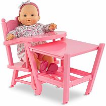 COROLLE HIGH CHAIR PINK