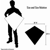 Butterfly 30" Diamond Kite