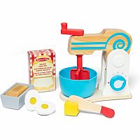 MAKE-A-CAKE WOODEN MIXER SET