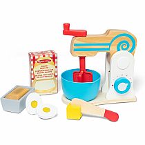 MAKE-A-CAKE WOODEN MIXER SET