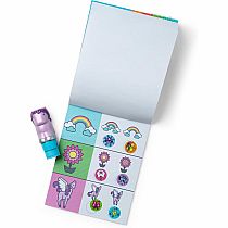 STICKER WOW PURPLE UNICORN