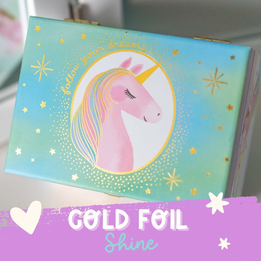 UNICORN JEWELRY BOX 1 DR - Over the Rainbow