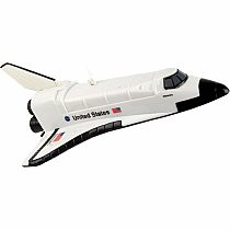 FLYING SPACE SHUTTLE ON STRING