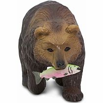 SAFARI GRIZZLY BEAR W FISH