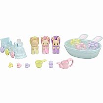 CC TRIPLETS BABY BATHTIME SET--CALICO CRITTERS