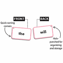 SIGHT WORDS LVL A FLASH CARDS