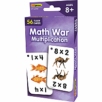 MATH WAR MULTLIPLICATION FLASH CARDS TCR