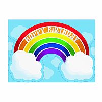 RAINBOW EXPLOSION BD CARD