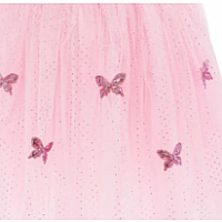 Pink Sequins Butterfly Dress & Wings
