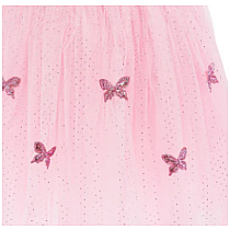 Pink Sequins Butterfly Dress & Wings