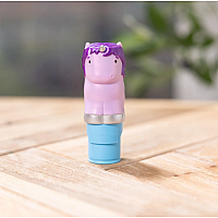 STICKER WOW PURPLE UNICORN