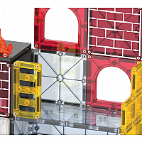 MAGNA-TILES FIRE STATION 80 PC