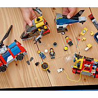 LEGO HELICOPTER FIRE TRUCK SUBMARINE