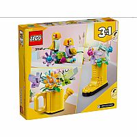 LEGO FLOWERS IN WATERING CAN