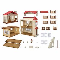 CC RED ROOD COUNTRY HOME SECRET ATTIC ROOM--Calico Critters