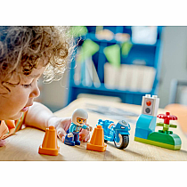DUPLO BLUE MOTOR CYCLE