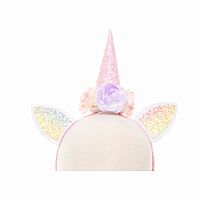 RAINBW UNICORN CAPE/HEADBND 4/6