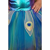 PRETTY PEACOCK DRESS/HEADBAND 5/6
