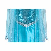 Ice Queen Dress With Cape (Size 3-/4
