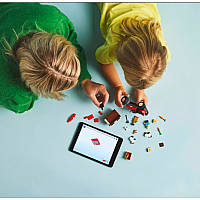 LEGO RED FARM TRACTOR TRAILER