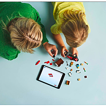 LEGO RED FARM TRACTOR TRAILER