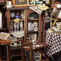 DIY TINIATURE OLD COFFEE HOUSE