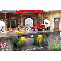 MULTI LEVEL RAILWAY CITY SET