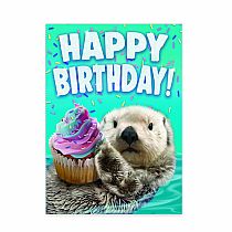 OTTER BDAY CARD