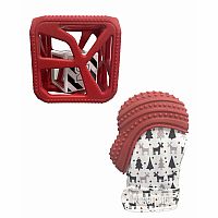 HOLIDAY PK MUNCH MITT/CUBE RED