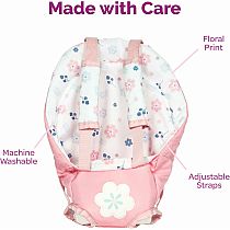 PINK BLOOMS BABY SNUGGLE CARRIAGE