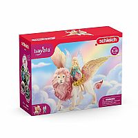 Schleich Fairy on Winged Lion