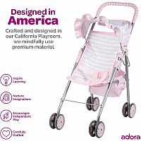 PINK MED  UMBRELLA STROLLER