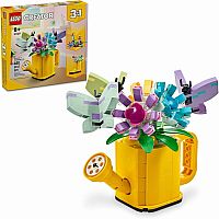 LEGO FLOWERS IN WATERING CAN