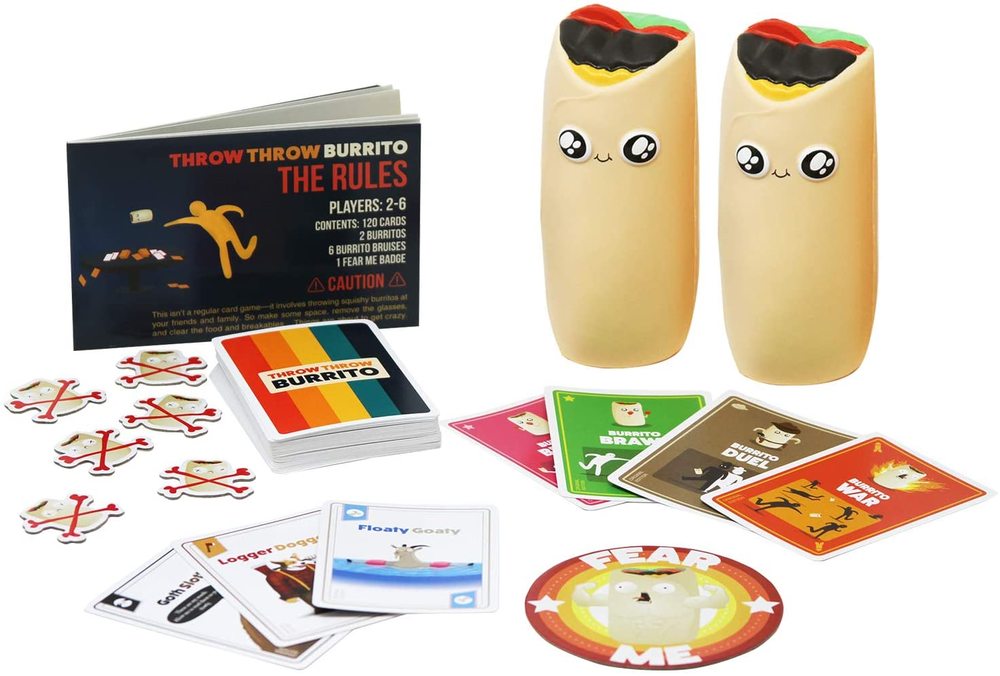 EXPLODING KITTENS Throw Throw Burrito Card Game for sale online